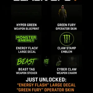 Exclusive Monster Energy Full Set Pack