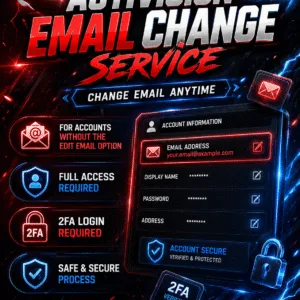 Activision Email Change Service